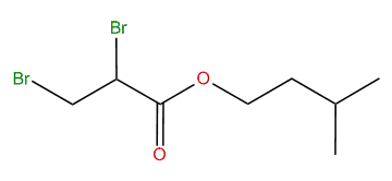 Isopentyl 2,3-dibromopropanoate